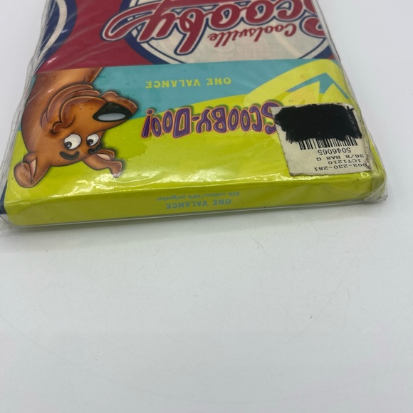 New Vintage Scooby Doo Baseball Window Valance Red White & Blue 84x15 - Picture 3 of 8